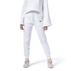 Reebok Classic Vector Jogger Hosen Damen - Weiß - DE 615-ELJ